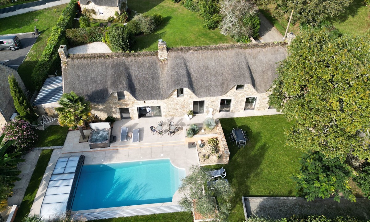 Grand-Champ Villa | 4 star house swimming pool spa tennis