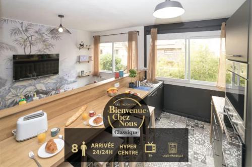 Blatin Apartment | Appart 8 pers 2 douches privatives Hypercentre