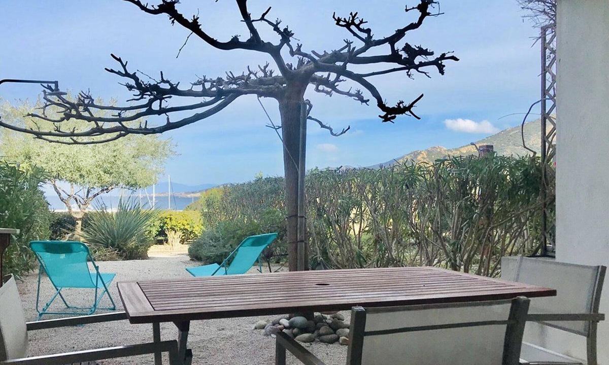 Marine de Saint Ambroggio Apartment | Beachfront Apartment with Terrace & Wi-Fi in Lumio, 4 Guests