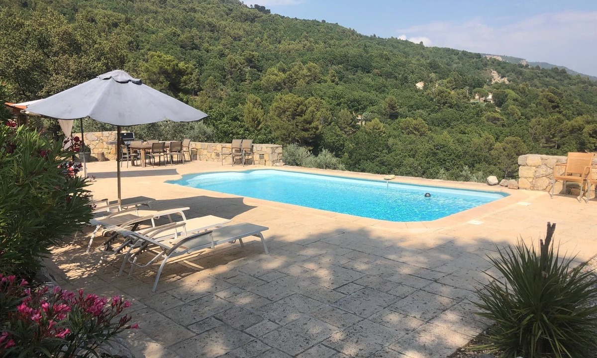 Bargemon Villa | Beautiful Provence villa with stunning view, private pool, near Verdon.