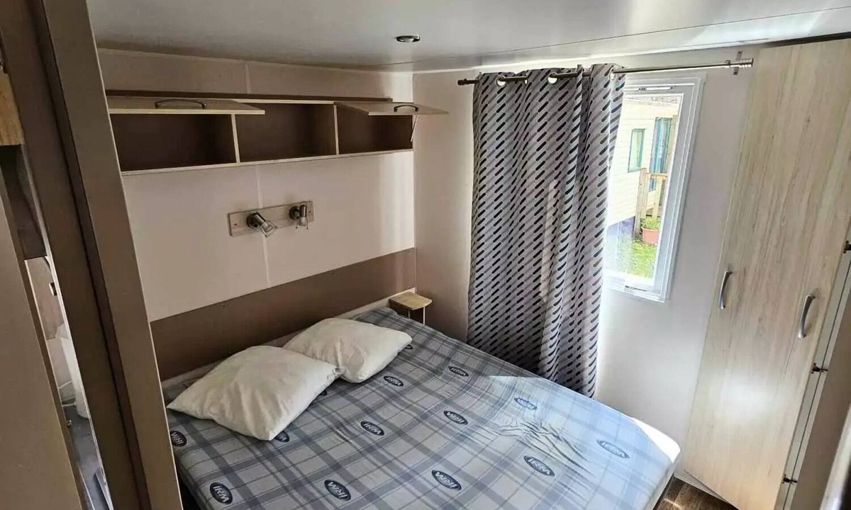 Barreme House | Camping L'Or Bleu* - MOBILE HOME 3 BEDROOMS AIR CONDITIONED 6 people