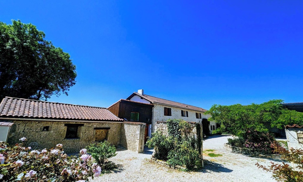 Bonneville House | Charente rustic farmhouse with heated pool and wonderful views, sleeps 13.