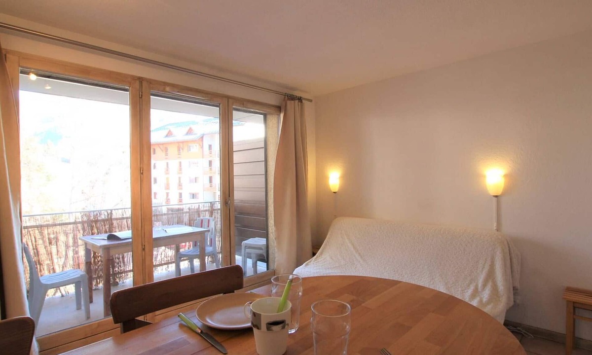 Briancon Apartment | Charming Studio in Briançon - Mountain Views, Sleeps 4, Close to Slopes & Shops