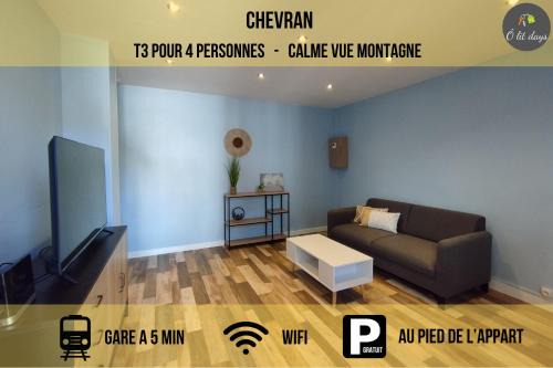 Cluses Apartment | Chevran - appart 2 chambres - proche gare