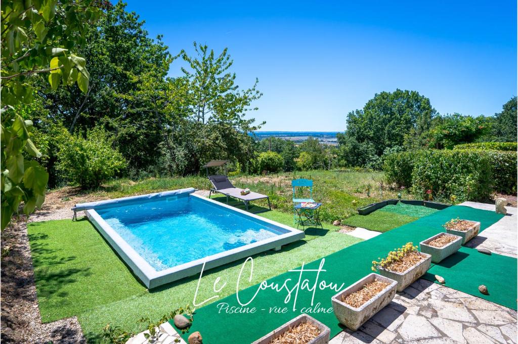 Lafrancaise House | Coustalou - Private pool & valley view