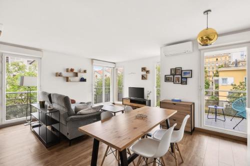 La Joliette Apartment | Duplex avec balcon & parking au cœur de Marseille