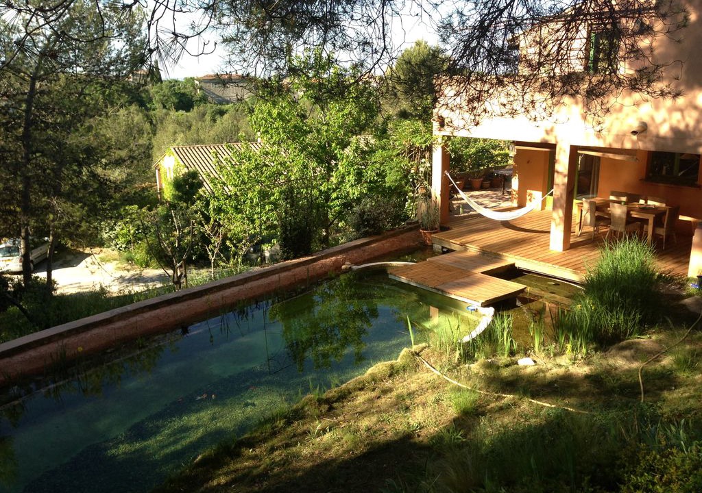 Saint-Vincent-de-Barbeyrargues House | LANGUEDOCIENNE VILLA WITH NATURAL POOL 12 KM FROM VERY QUIET MONTPELLIER