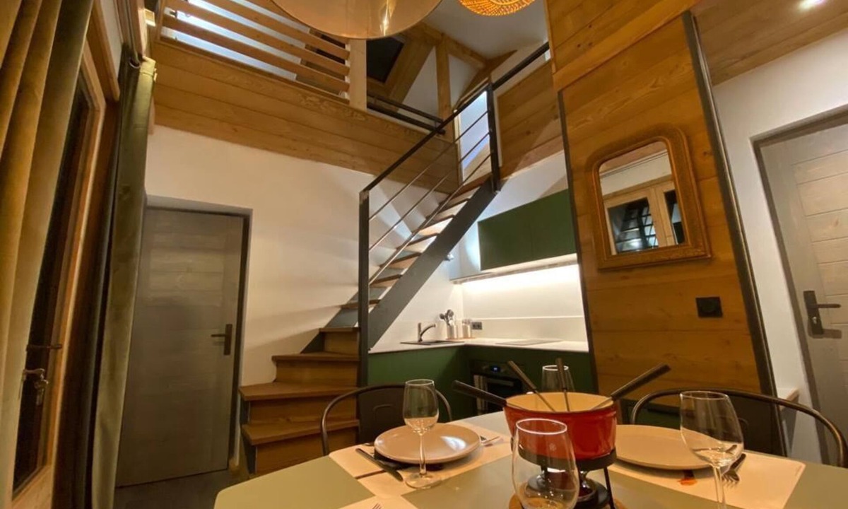 Araches-la-Frasse Apartment | "Génépi" Studio Loft duplex in a chalet