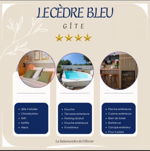 Aubignosc House | La Salamandre de l Olivier - Le Cèdre Bleu