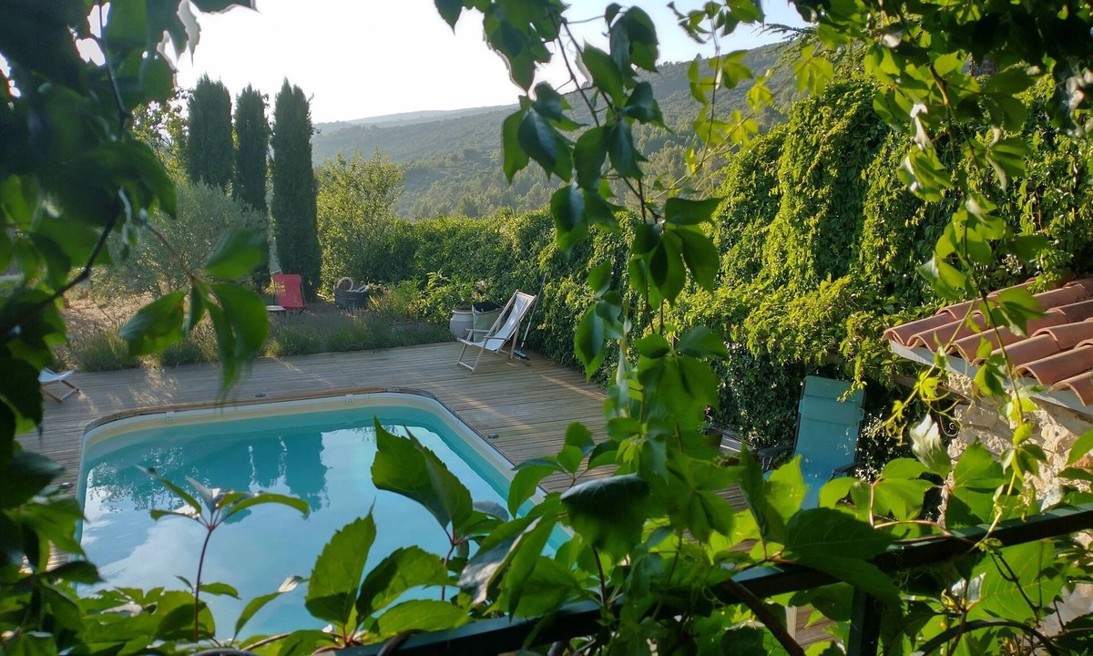 Rustrel House | Large character house with private pool, View of the hills