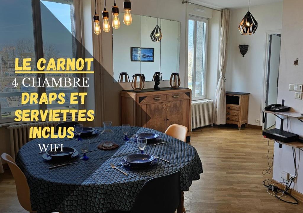 Saint-Brieuc Apartment | Le Carnot - Face Gare St Brieuc