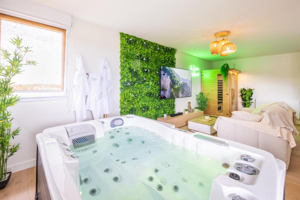 Cugnaux Apartment | Le Cocon Balinais Jacuzzi, Sauna, Piscine Cugnaux