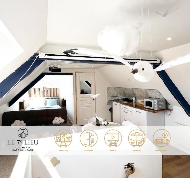 Ploumagoar Apartment | Le Nuage - Vidéoprojecteur - 5min Gare