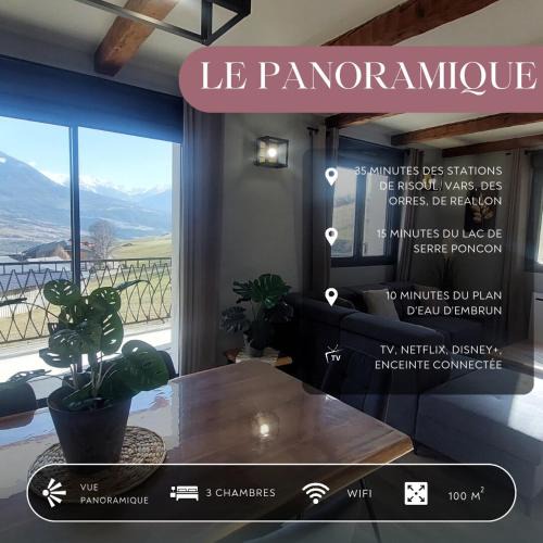 Chateauroux-les-Alpes Apartment | Le panoramique