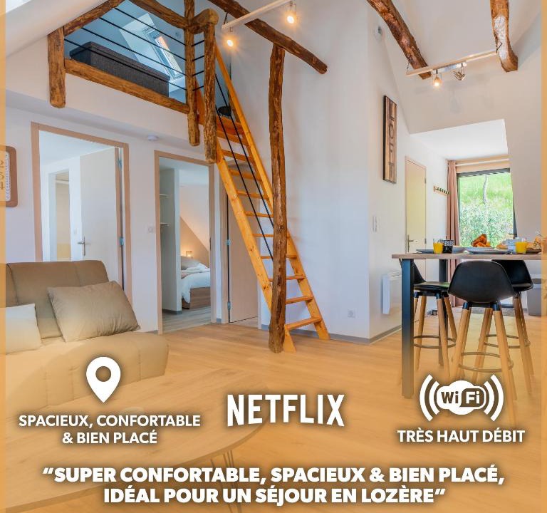 Banassac Apartment | Le Point Sublime - Netflix/Wifi Fibre/Terrasse