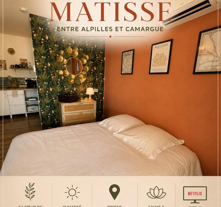 Raphele-les-Arles Apartment | Le Studio de Matisse entre Alpilles et Camargue