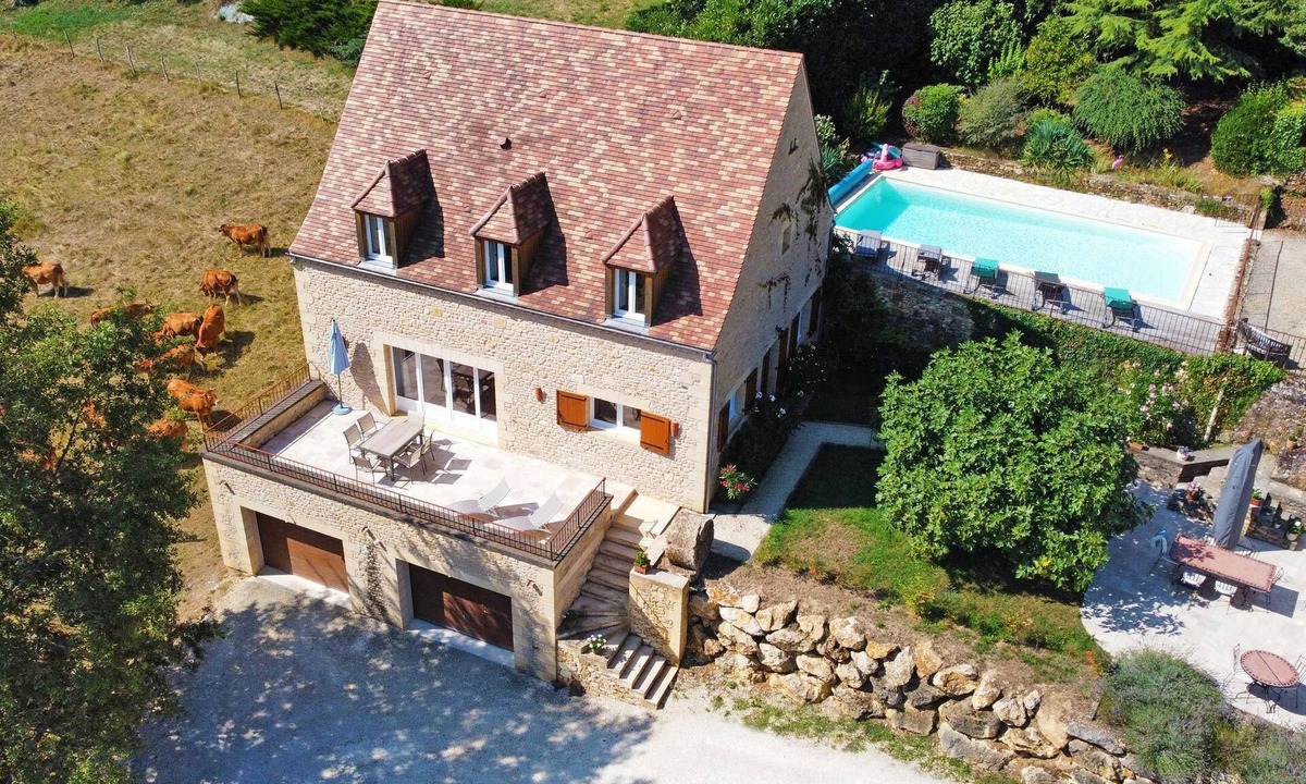 Coux-et-Bigaroque-Mouzens House | Les douces terrasses, private swimming pool