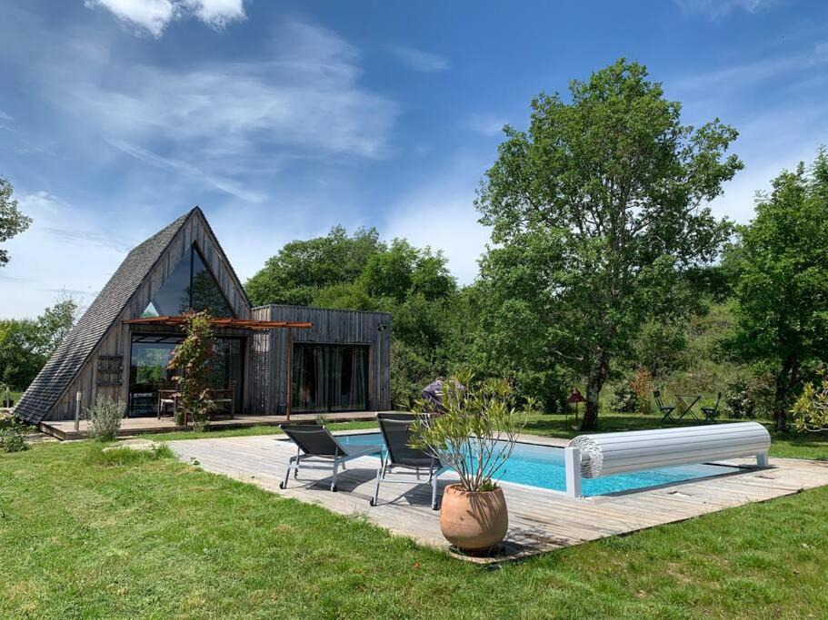Saint-Martin-Labouval House | Les Trigones du Causse -Maison atypique avec Piscine Privée