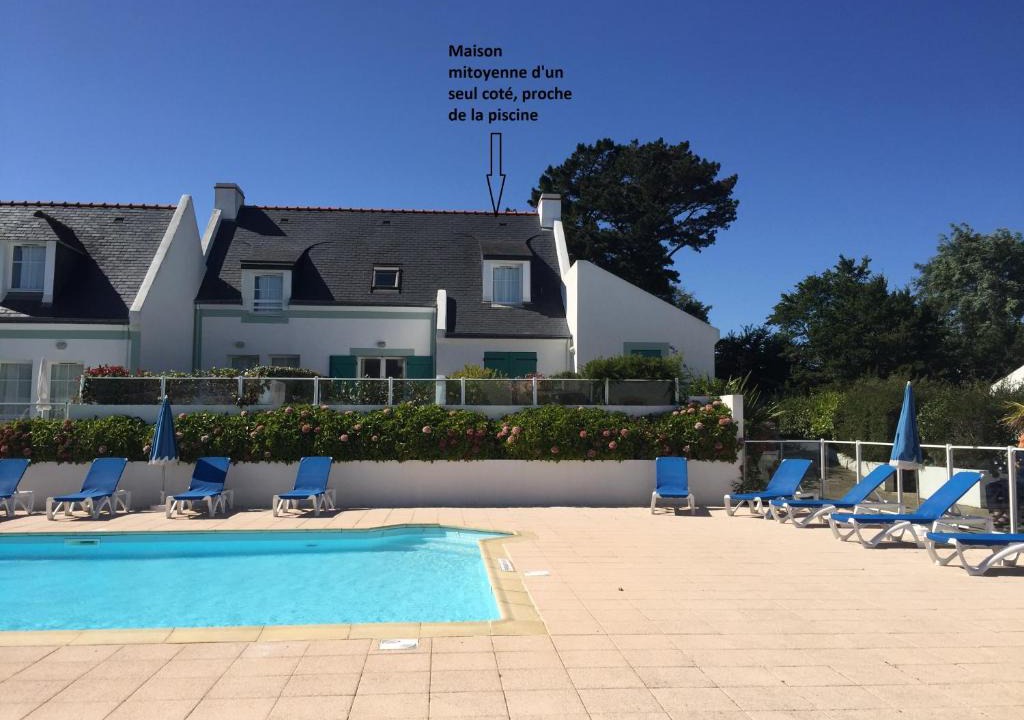 Locmaria House | Maison de vacances de 56 m2 dans résidence avec piscine chauffée proche plages