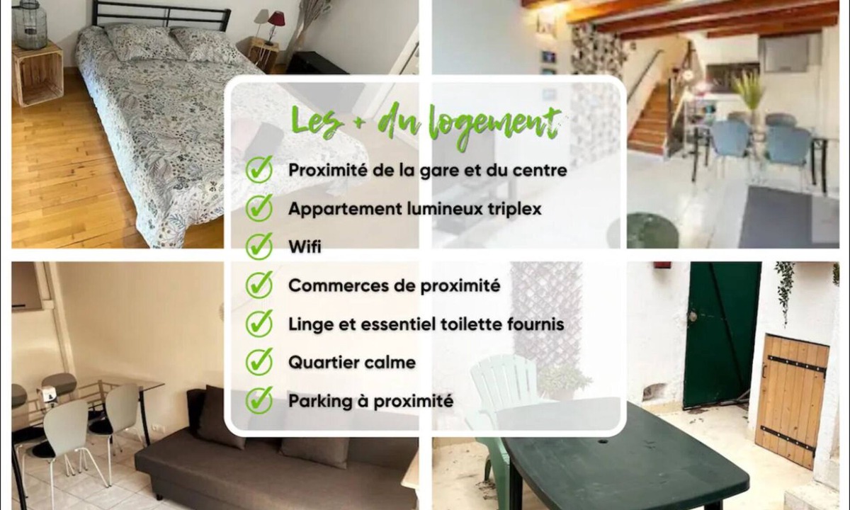 La Belle de Mai Apartment | Marseille triplex with terrace