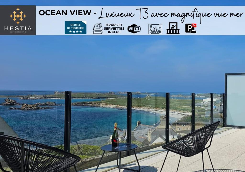 Porspoder Apartment | OCEAN VIEW - Luxueux T3 avec magnifique vue mer