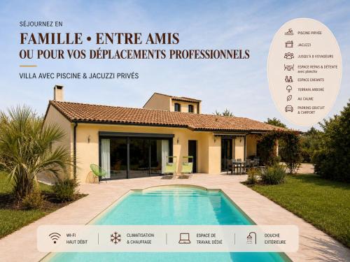 La Salvetat-Saint-Gilles Villa | SoCozy Villa Oasis, Piscine & Jacuzzi, 8 pers