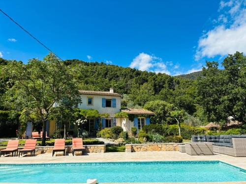 Bargemon Villa | Splendide villa 10p./4 suites/piscine/clim/paysage