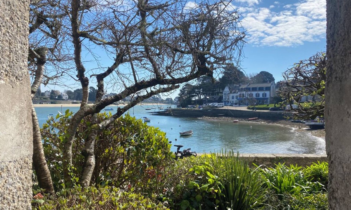 Saint-Marine House | Ste Marine T2 with Private Terrace & Port View, Authentic Breton Stay