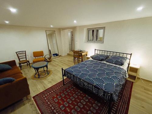 Brioude Apartment | Studio 2 personnes rez-de-chaussée avec patio