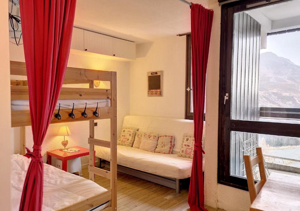 Reberty Apartment | Studio 3 pers, ski aux pieds, balcon & cuisine équipée - FR-1-178-349