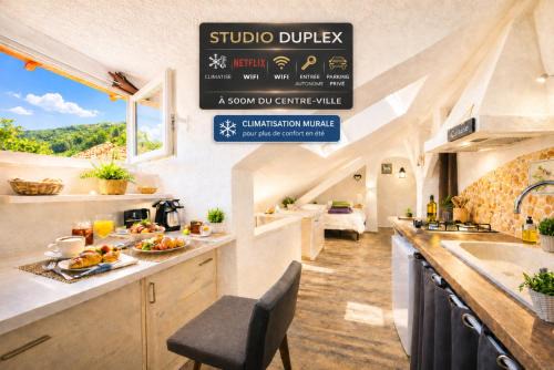 Pallud Apartment | Studio duplex atypique CLIMATISATION, parking, lit double, Netflix, 500m centre - Gîtes La Tarine - LABEL GÎTE DE FRANCE