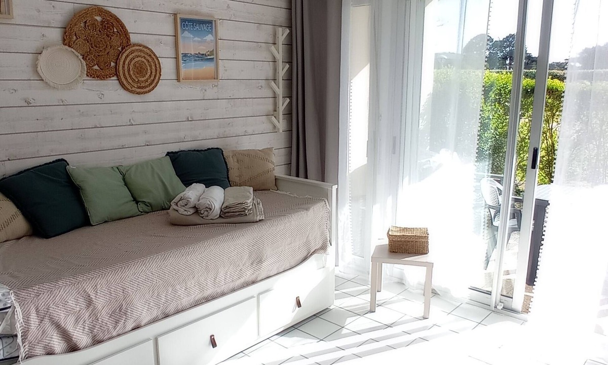 Presqu'ile de Guerande Atlantique Apartment | Studio l'Oasis - Swimming pool, La Baule beach 10 min