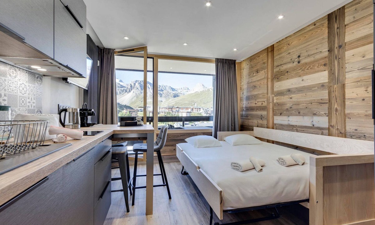 Tignes Apartment | Studio Tignes, studio flat, 4 persons