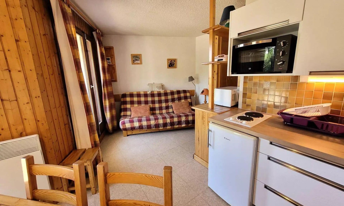 Lanslevillard Apartment | Studio with loft - Sleeps 4