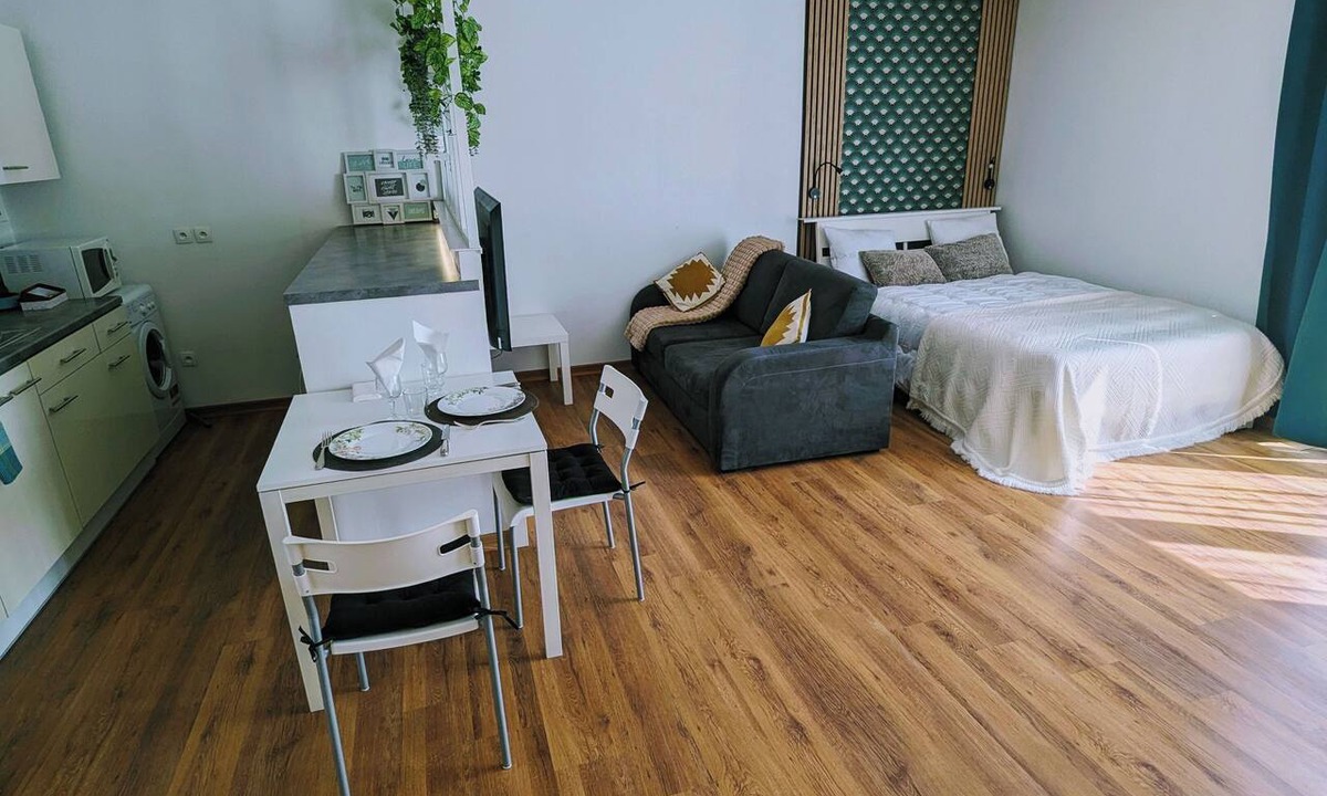 Secteur 1 Apartment | Superb Studio 45 m² Renovated with Balcony and Free Parking