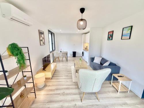 Roques Apartment | T2 Confort - Clim - Parking - Jardin