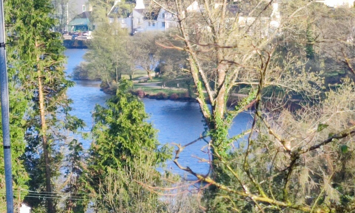 Huelgoat Cottage | Tree oasis. Large terrace overlooking lake and forest. 3 bedrooms