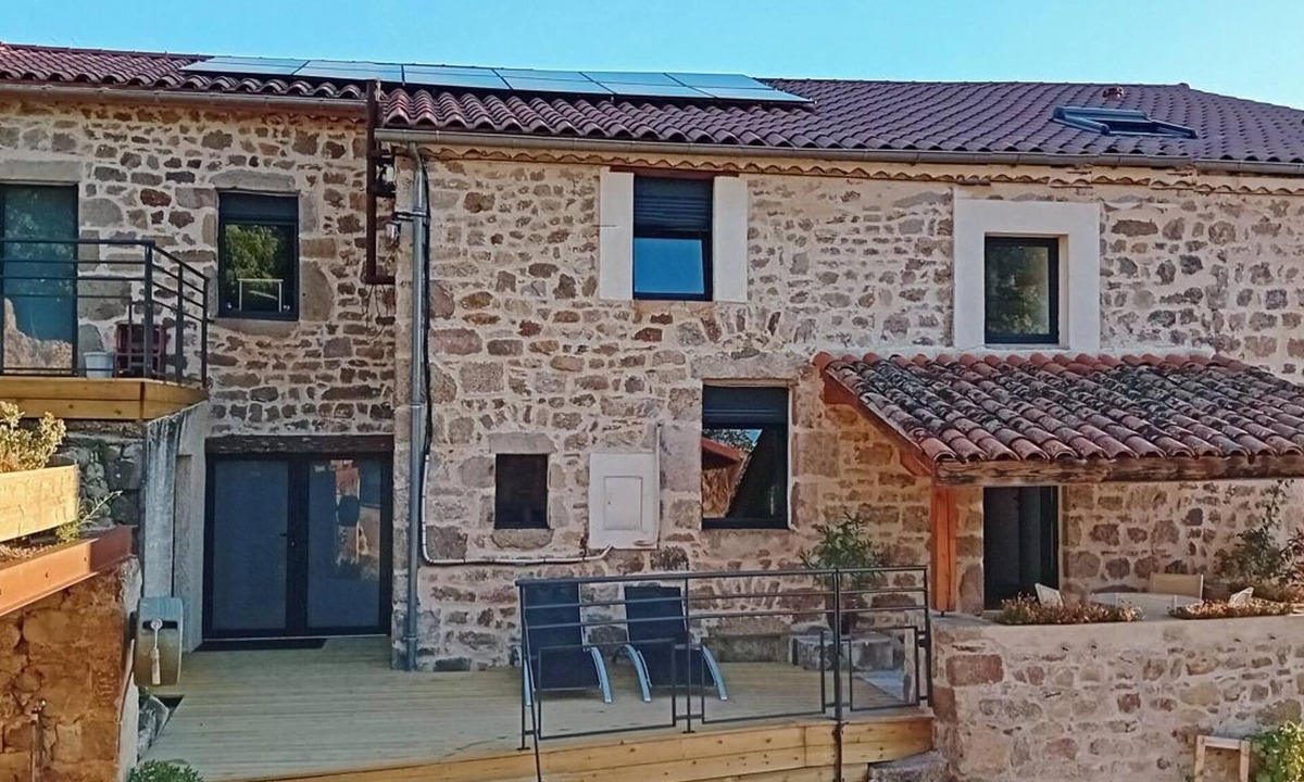 Saint-Julien-Molin-Molette Cottage | Two cozy stone cottages for 11 people with optional spa