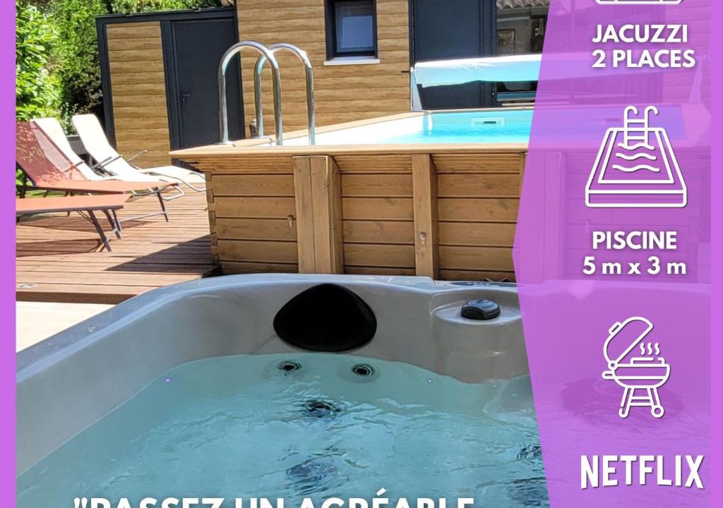Jonquerettes House | Une Parenthèse Sous l'Olivier - Piscine & Jacuzzi en Provence