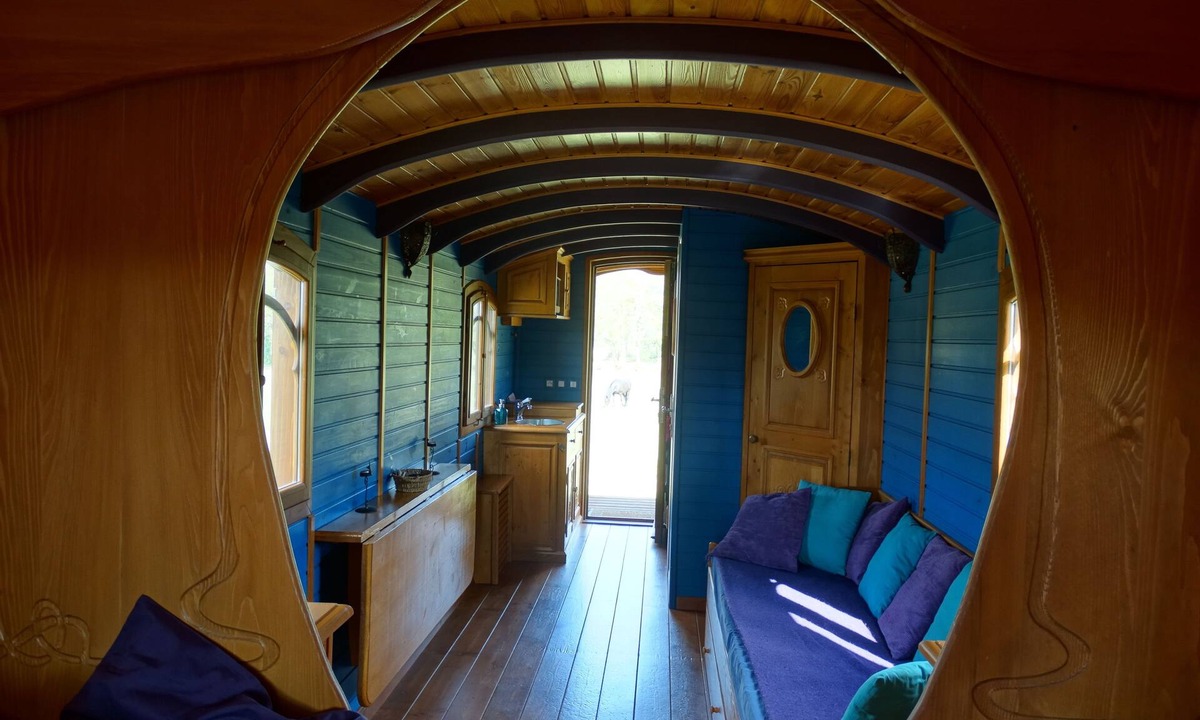 Trefflean Bed & Breakfast | Une roulotte et des chevaux