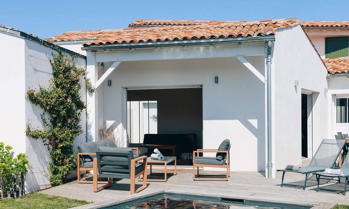 Rivedoux-Plage Villa | Villa Blanche - Brand new villa - Piscine