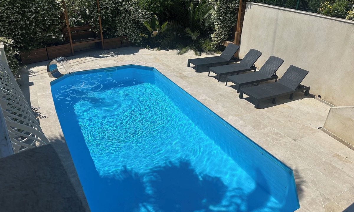 Cannes La Bocca Villa | Villa Paradis - Cannes - Swimming pool, flower garden, jacuzzi