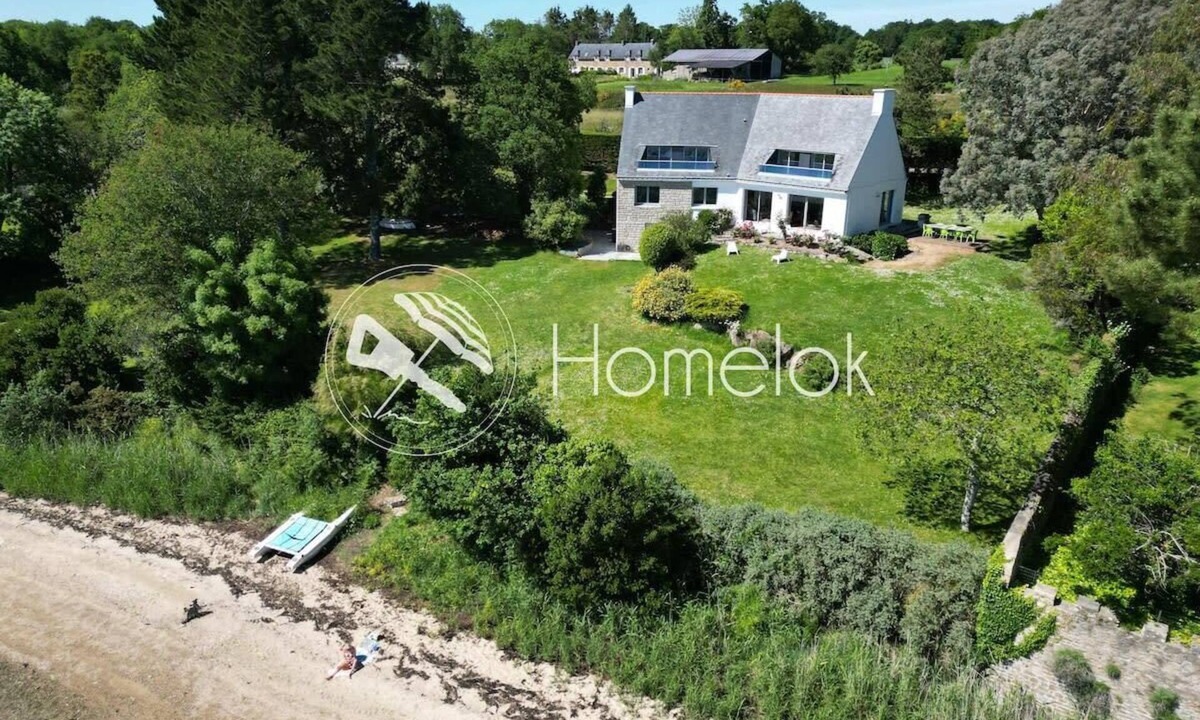 Arradon House | Villa pieds dans l’eau – Vue mer panoramique