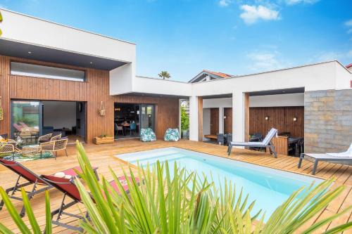 Anglet Villa | Villa Samare - Avec piscine à 5 min des plages