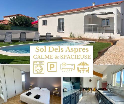 Brouilla Villa | Villa Sol Dels Aspres avec Piscine, Barbecue, Climatisation centralisée, Garage, Internet SUDSEJOURCONCIERGERIE