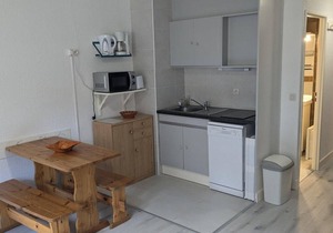 200m from resort center, 6th floor, tv, 19m², Orcières Merlette 1850