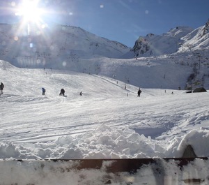 People At The Foot Of Slopes 