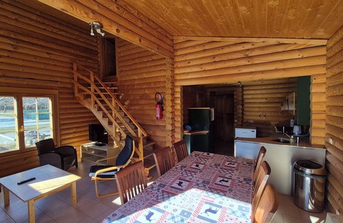 Chateauroux-les-Alpes Ski Chalet | 2 Chalets with private Jacuzzi in the mountains in a 3-star campsite