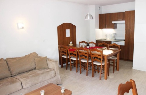 La Mongie Apartment | 200m from shops, view ski slopes/mountain, swimming pool, terrace, parking, tv, ski locker, 60m²