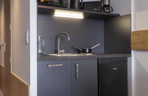 Arc-2000 Apartment | 9th floor, view mountain, balcony, 28m², Les Arcs